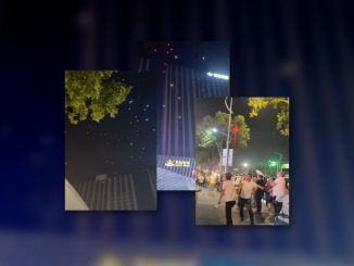 Una lluvia de drones: así caen decenas del cielo cuando un espectáculo de drones falla en plena actuación