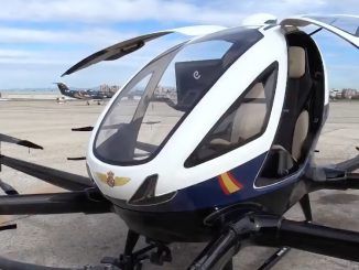 Así es el nuevo «megadron» autónomo de la Policía Nacional: un regalo desde China que pesa 600 kg y alcanza los 130 km/h