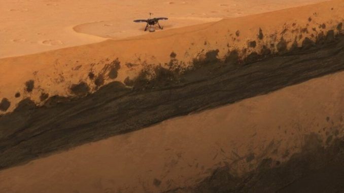 Capas alternadas de sedimentos y roca volcánica: el sismógrafo de la Mars InSight logra analizar lo que hay bajo la superficie marciana