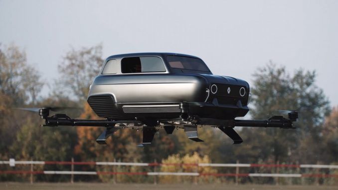 El Air 4 de Renault es la suma de querer un eVTOL y recordar la época de los coches clásicos de la compañía