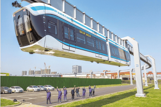 China apuesta por el monorail: llevan años probándolo y está cada vez más cerca de ser un medio de transporte habitual