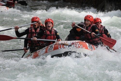 rafting mujeres