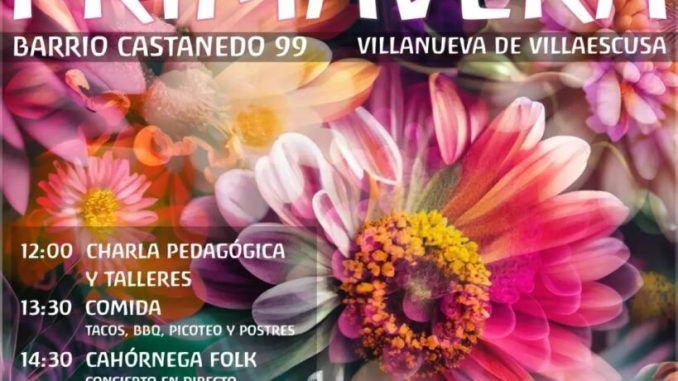 Sábado 25 de mayo, 14.30 h Cahórnega en Villanueva.
