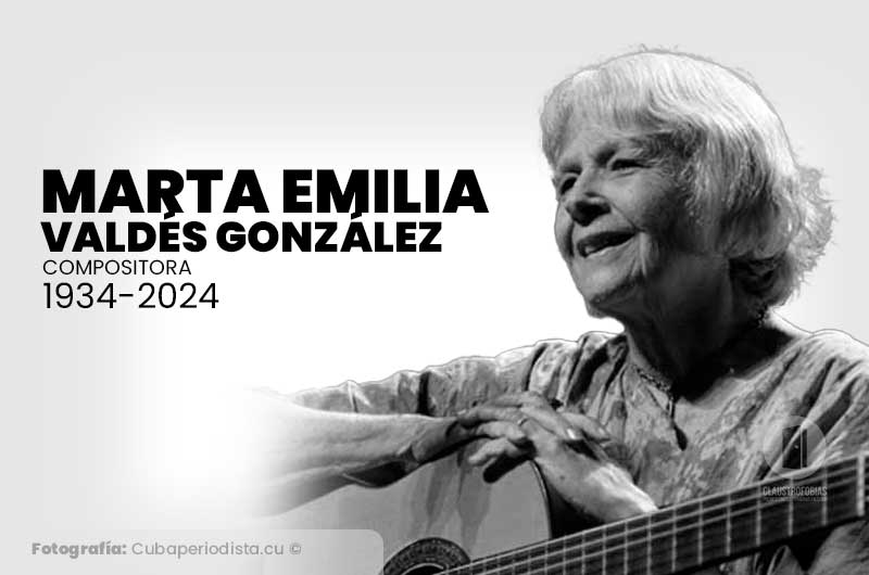 Fallece la compositora, guitarrista e intérprete cubana Marta Valdés