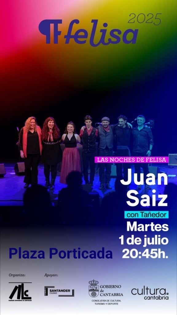 Lunes 30 de junio y martes 1 de julio Uruna y Tañedor en Las Noches del Felisa, Plaza Porticada- Santander Lunes 30 de junio y martes 1 de julio Uruna y Tañedor en Las Noches del Felisa, Plaza Porticada- Santander