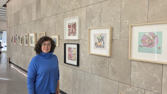 Quirónsalud Málaga pone en marcha una exposición de obras collage que recorre el proceso del cáncer desde la perspectiva de una paciente
